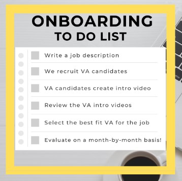 Onboarding-to-do-list