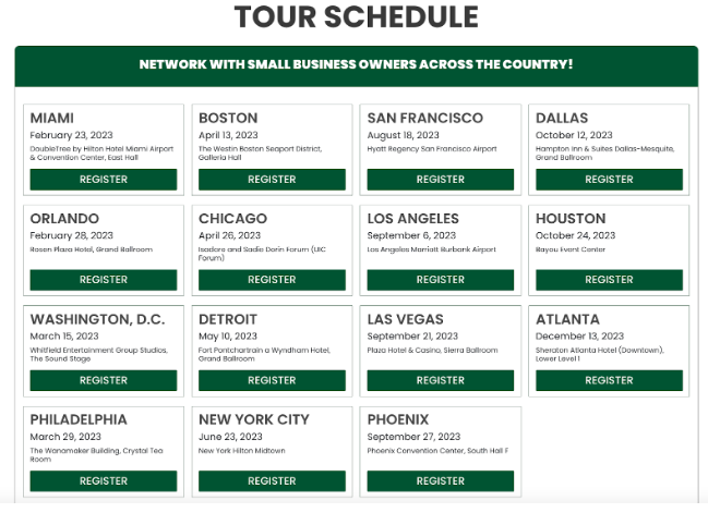 Tour-Schedule